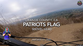 MTB Riding Shovel Head at Patriots Flag,...