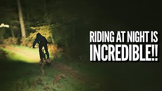 INSANE NIGHT RIDING WITH THE BRIGHTEST BIKE...