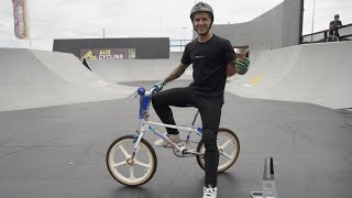 I did a BACKFLIP on a bike from 1984!!!!!