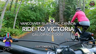 MTB Riding The Galloping Goose Trail,...