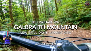 MTB Riding Atomic Dog | NEW TRAIL DAY!!! | at...