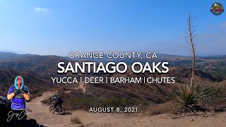 MTB Riding Santiago Oaks, August 8, 2021