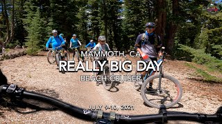 MTB Riding Beach Cruiser on Mammoth Mountain,...