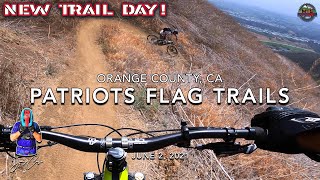MTB Riding | NEW TRAIL DAY!!! | Patriots Flag...