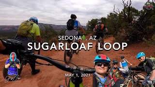 MTB Riding Sugarloaf Loop at Sedona, May 1,...