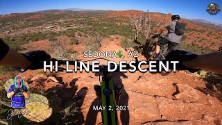 MTB Riding HiLine (Descent) at Sedona, May 2, 2021