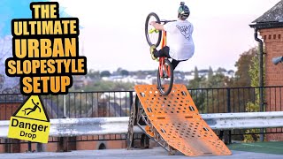 RIDING THE ULTIMATE URBAN MTB SLOPESTYLE SETUP...