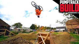 THE BACKYARD PUMP TRACK IS COMPLETE WITH A...