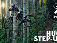 LEARNING TO RIDE THE BIG STEP-UP! INSANE...