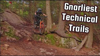 Riding The Gnarliest Technical Trails at...