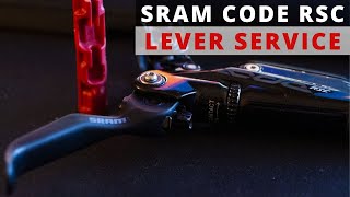 SRAM Code RSC Lever Service | Maintenance...