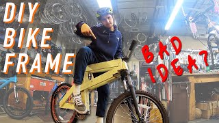 Making A Wooden Bike Frame At Home for $30!