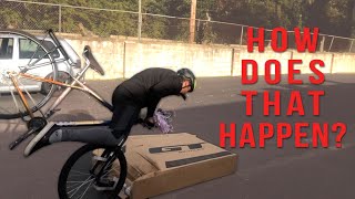 Crashing On the Most Ridiculous Bike You've...