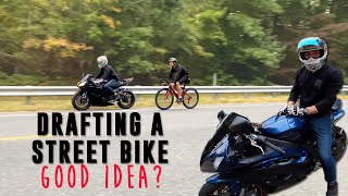Top Speed Behind My friends Street Bike!