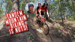 Tandem Mountain Biking Got Insane Quick!
