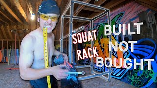 DIY Squat Rack Built Not Bought