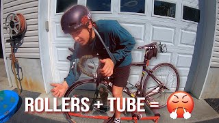 Nearly Impossible Bicycle Roller Challenge -...