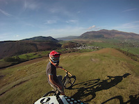 Riding on board with Lewis following Thomas on...