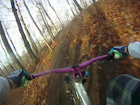slick ride on a trail