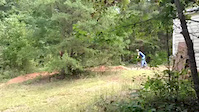 Backyard jump crash