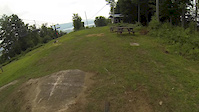 Top of Supernova at Oak mountain