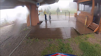 Riding in the rain