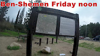 Ben Shemen - The Blue Trail on Rainy day