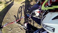 Gnarly DH Crash Into Tree