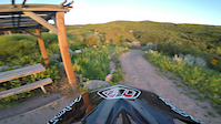 From the top downward to Ghost Falls