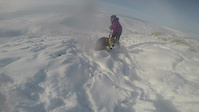 Avalanche's 1st time out in deep snow