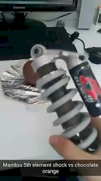 How to split a chocolate orange.