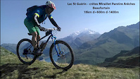 Lac St guérin - Crêtes Miraillet - Parstire