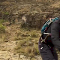 Drop en el chucho trail (Sama)