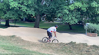 Taking my kids bike for a test run
