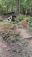 Ladder drop on trail H