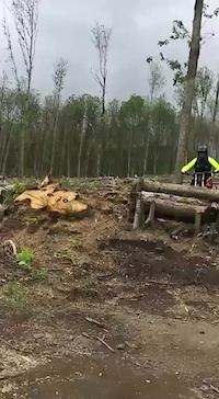 Slo-Mo DH crash