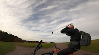 Heavy berm slam at Ashton Court
