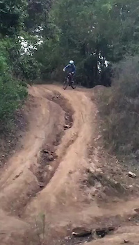 Brutal fall