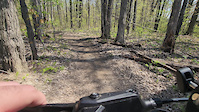Début du sentier de la rivière Milette