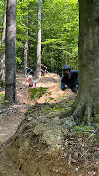 Blue Slalom downhill