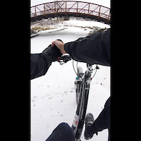 Ice Bike on Creek, Islington, Kipling Toronto...