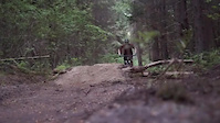 Pittock Trail slow motion jump