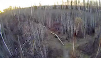 Half way trail drone shot