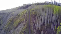 Half way trail drone shot
