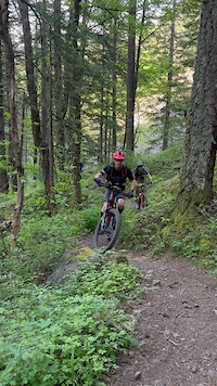 Group Ride Accessing CLIMB via Trail 400