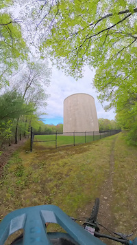 Around the water tank