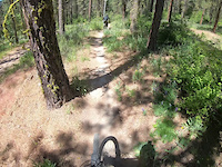 Fluid Trail to the parking lot.