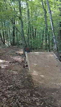 Vélo de montagne des chutes