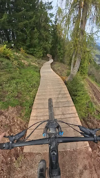 Kirchberg Trail: Wood section next to Maierl Alm