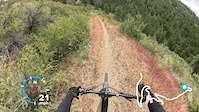 Helmet POV of Switchback Alley
